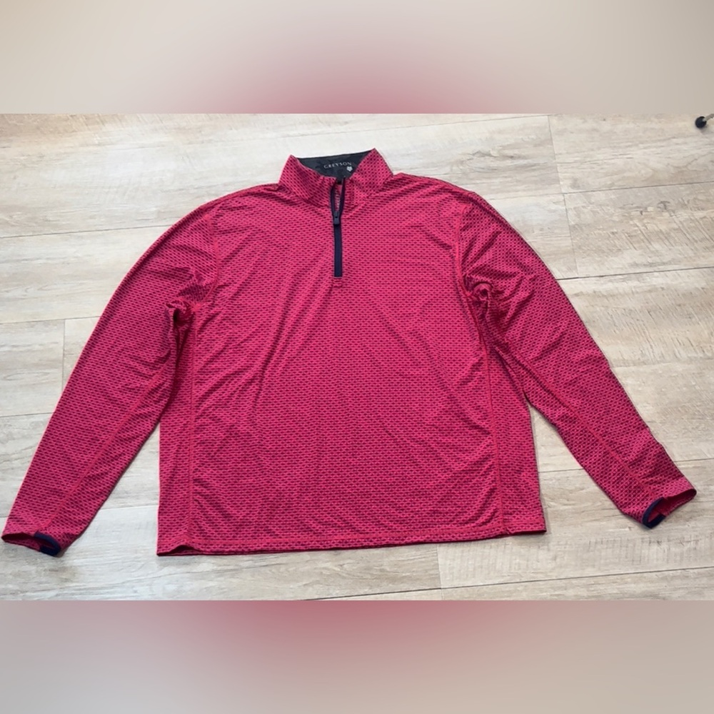 Greyson Men’s 1/4 Zip Performance Pullover Size XL